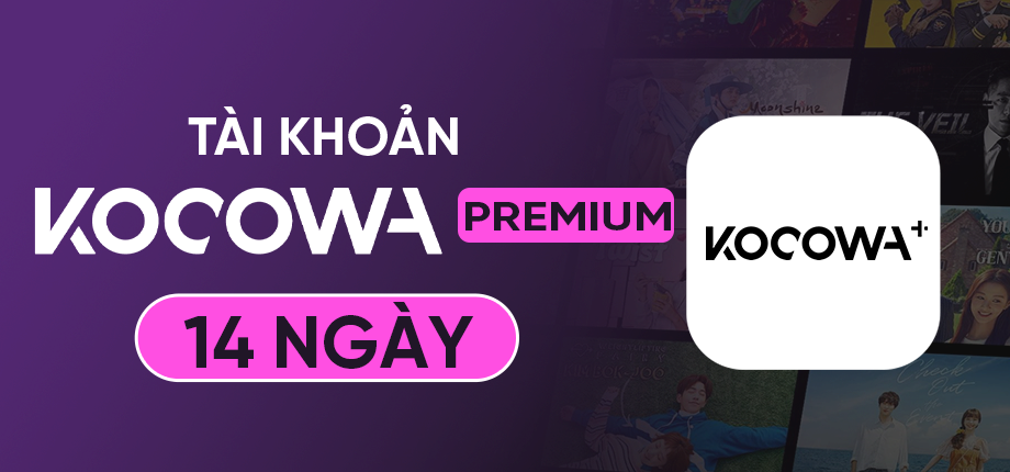 Kocowa Premium 14 ngày - Tài khoản